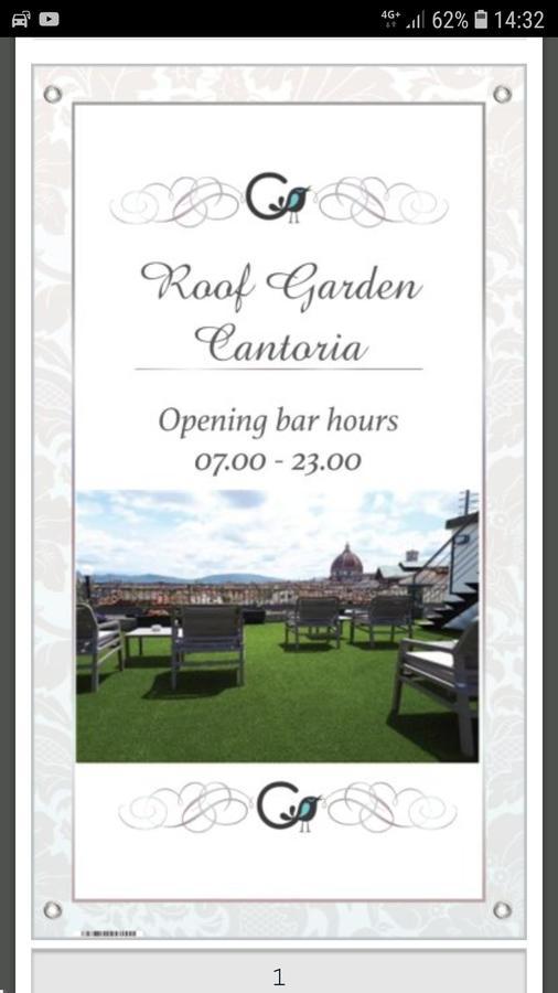 Hotel Cantoria Firenze Eksteriør bilde